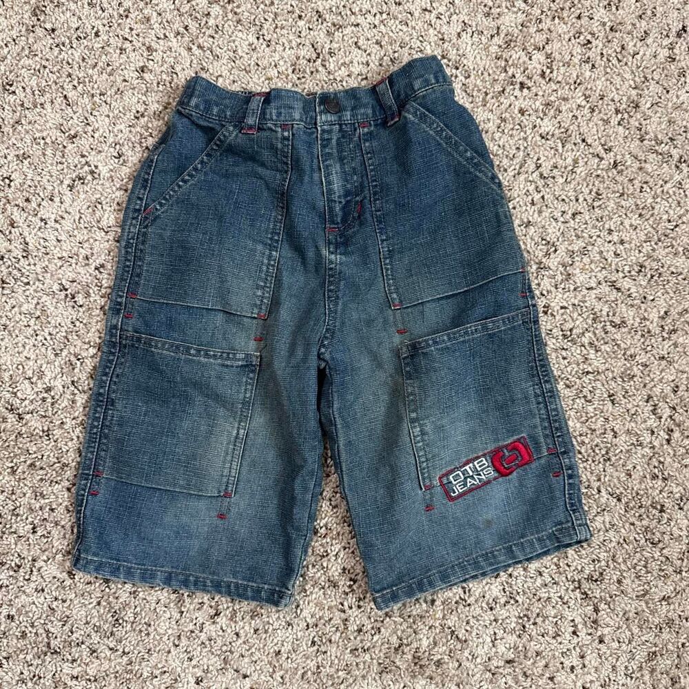 Otbt Men's Blue and Navy Shorts